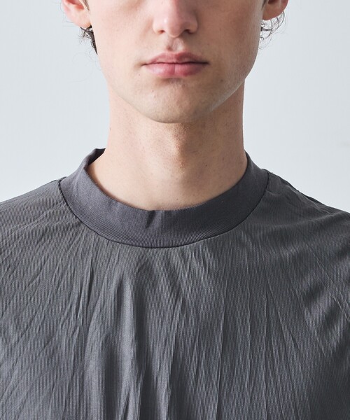 5351 POUR LES HOMMES（ゴーサンゴーイチプールオム）の「ワッシャー 半袖 Tシャツ（Tシャツ/カットソー・メンズ・ブラック/グレー/ホワイト・44/46/48/50）」の14枚目の写真