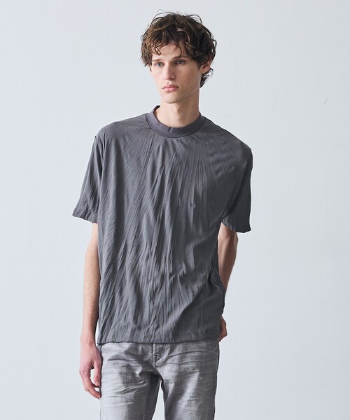 5351 POUR LES HOMMES（ゴーサンゴーイチプールオム）の「ワッシャー 半袖 Tシャツ（Tシャツ/カットソー・メンズ・ブラック/グレー/ホワイト・44/46/48/50）」の15枚目の写真