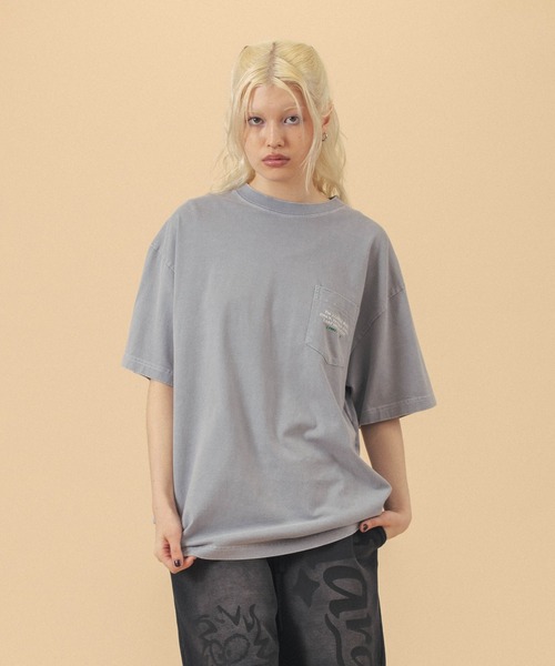 売切れ前に XLARGE CHEMICAL WASH ADDRESS S/S POCKET TEE CHEMICAL WASH ADDRESS S/S POCKET TEE｜エクストララージの通販