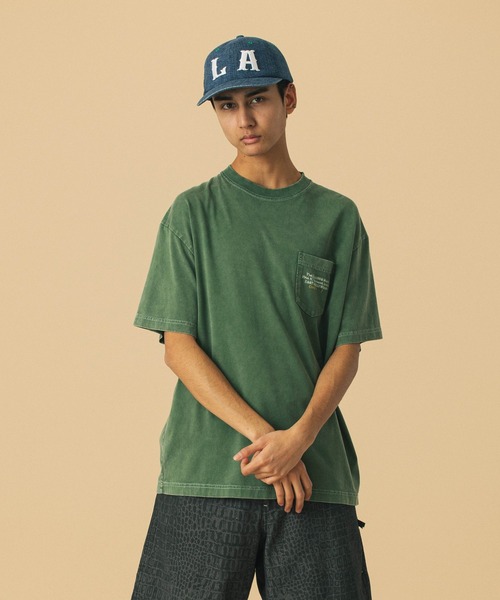 売切れ前に XLARGE CHEMICAL WASH ADDRESS S/S POCKET TEE XLARGE tシャツ CHEMICAL WASH ADDRESS S/S POCKET TEE メンズ