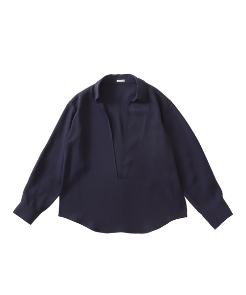 DRESSLAVE(ドレスレイブ)の「deep skipper shirt(ディープスキッパーシャツ)(シャツ/ブラウス・レディース・ホワイト/ネイビー・38)」の2枚目の写真