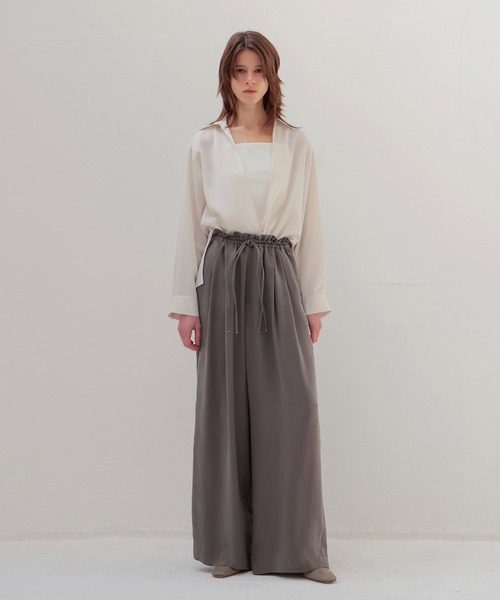 DRESSLAVE(ドレスレイブ)の「deep skipper shirt(ディープスキッパーシャツ)(シャツ/ブラウス・レディース・ホワイト/ネイビー・38)」の7枚目の写真