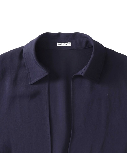 DRESSLAVE(ドレスレイブ)の「deep skipper shirt(ディープスキッパーシャツ)(シャツ/ブラウス・レディース・ホワイト/ネイビー・38)」の10枚目の写真
