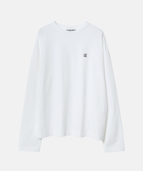 LE CIEL BLEU(ルシェルブルー)の「LEエンブロイダリーロングT / LE Embroidery Long T(Tシャツ/カットソー・レディース・チャコールグレー/オフホワイト/ライトブルー・36)」の9枚目の写真
