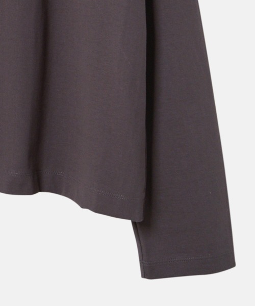 LE CIEL BLEU(ルシェルブルー)の「LEエンブロイダリーロングT / LE Embroidery Long T(Tシャツ/カットソー・レディース・チャコールグレー/オフホワイト/ライトブルー・36)」の20枚目の写真