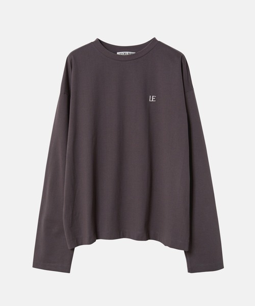 LE CIEL BLEU(ルシェルブルー)の「LEエンブロイダリーロングT / LE Embroidery Long T(Tシャツ/カットソー・レディース・チャコールグレー/オフホワイト/ライトブルー・36)」の18枚目の写真