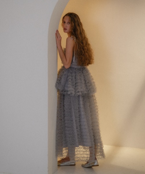 HONEY MI HONEY（ハニーミーハニー）の「tulle long skirt（スカート