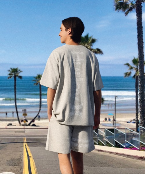 Hurley (ハーレー)の「【Hurley/ハーレー】バックプリントTシャツ 吸汗速乾 TERRY TRIBAL OAO OVRSZD SS TEE(Tシャツ/カットソー・メンズ・ピンク/カーキブラウン/ヘザーグレー/グレー系その他/ブラック/ブルーグレー・LARGE/MEDIUM/SMALL/X-LARGE)」の4枚目の写真