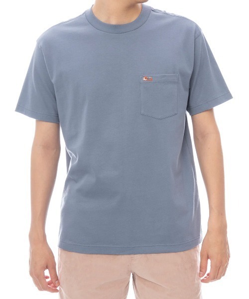 RVCA(ルーカ)の「RVCA メンズ 【LAURYN ALVAREZ】 LA EYE SWIRL POCKET SS Tシャツ 【2025年春夏モデル】/ルーカ胸ポケットバックプリント半袖Tシャツ(Tシャツ/カットソー・メンズ・ブルー系その他・X-LARGE/LARGE/MEDIUM/SMALL)」の3枚目の写真