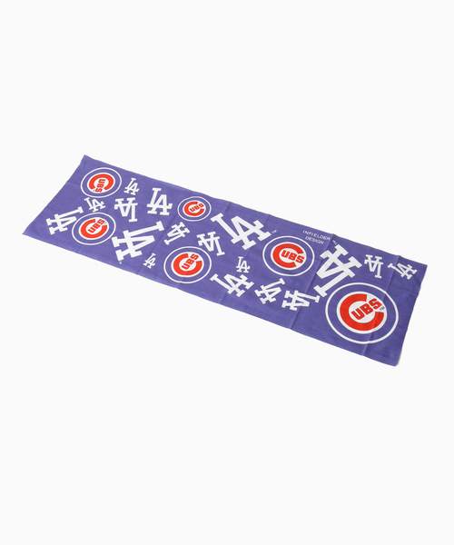 INFIELDER DESIGN（インフィールダーデザイン）の「INFIELDER DESIGN / インフィールダーデザイン MLB LOGO STALL LA CUBS（ストール/ショール・メンズ・ブルー系その他・FREE）」の2枚目の写真