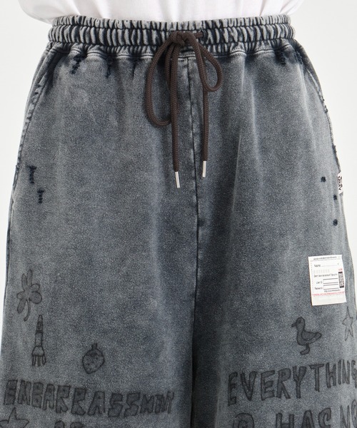 MIHARAYASUHIRO(ミハラヤスヒロ)の「【Maison MIHARAYASUHIRO/ メゾンミハラヤスヒロ】BLEACHED SHORTS(その他パンツ・メンズ・ブラック・44/46)」の6枚目の写真