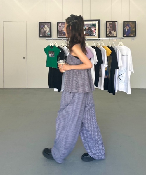 チェックボリュームラフパンツ（その他パンツ）｜TEEN BOOP（ティーン 