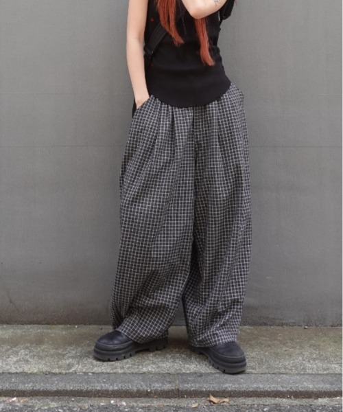 チェックボリュームラフパンツ（その他パンツ）｜TEEN BOOP（ティーン