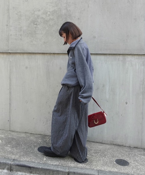 TEEN BOOP（ティーンブープ）の「チェックボリュームラフパンツ（その他パンツ・レディース・ブラック/ブルー・FREE）」の3枚目の写真