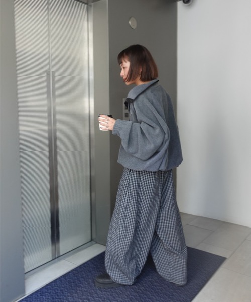 Teen boop チェックボリュームラフパンツ チェックボリュームラフパンツ（その他パンツ）｜TEEN BOOP