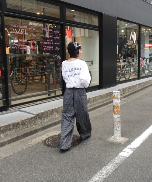 TEEN BOOP（ティーンブープ）の「チェックボリュームラフパンツ（その他パンツ・レディース・ブラック/ブルー・FREE）」の7枚目の写真