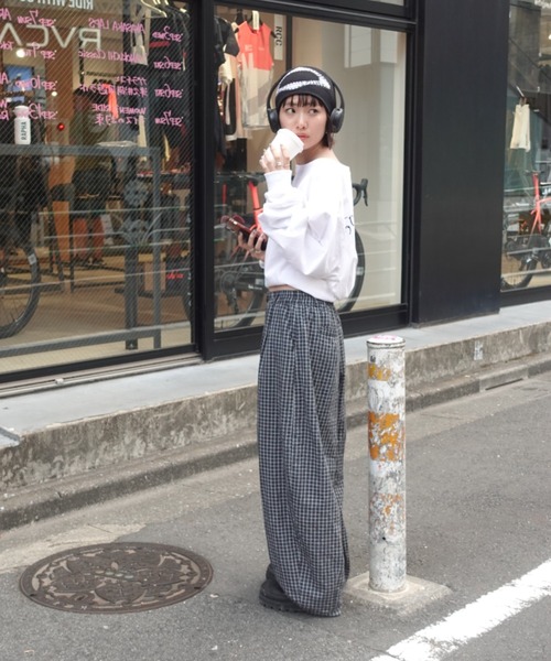 TEENBOOP ボリュームラフパンツ アイボリー ボリュームラフパンツ（その他パンツ）｜TEEN BOOP（ティーン