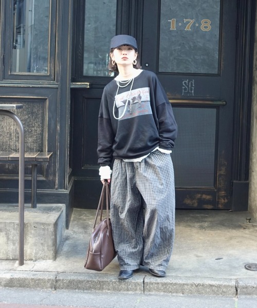 TEEN BOOP（ティーンブープ）の「チェックボリュームラフパンツ（その他パンツ・レディース・ブラック/ブルー・FREE）」の17枚目の写真