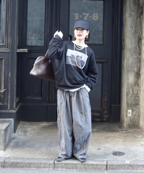 TEEN BOOP（ティーンブープ）の「チェックボリュームラフパンツ（その他パンツ・レディース・ブラック/ブルー・FREE）」の18枚目の写真