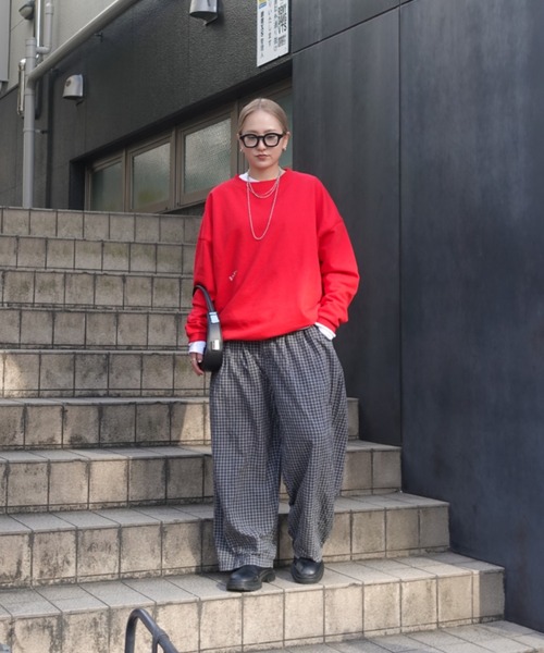 TEEN BOOP（ティーンブープ）の「チェックボリュームラフパンツ（その他パンツ・レディース・ブラック/ブルー・FREE）」の22枚目の写真