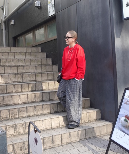 TEEN BOOP（ティーンブープ）の「チェックボリュームラフパンツ（その他パンツ・レディース・ブラック/ブルー・FREE）」の20枚目の写真