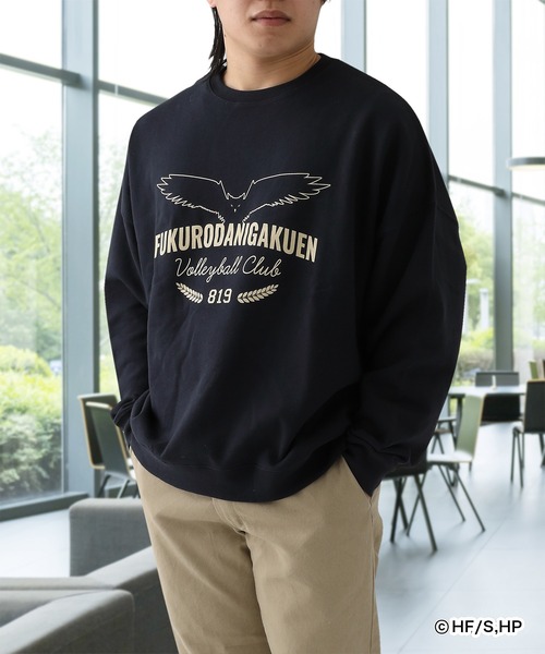 アニメ「ハイキュー!!」×ZOZOTOWN COLLEGE LOGO SWEAT 烏野/音駒