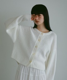 CASA FLINE | 透かし編みラウンドニットカーディガン(カーディガン/ボレロ)