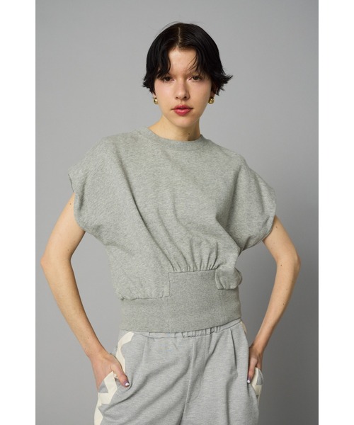 HeRIN.CYE(ヘリンドットサイ)の「Box cut vest ボックスカットベスト(Tシャツ/カットソー・レディース・ブラック/グレー/レッド・FREE)」の2枚目の写真