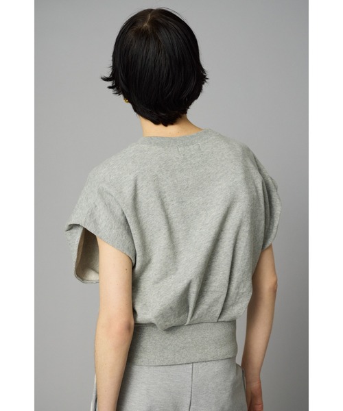 HeRIN.CYE(ヘリンドットサイ)の「Box cut vest ボックスカットベスト(Tシャツ/カットソー・レディース・ブラック/グレー/レッド・FREE)」の9枚目の写真