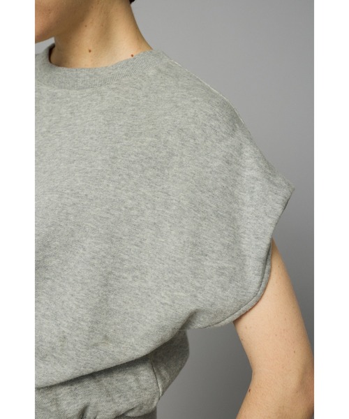HeRIN.CYE(ヘリンドットサイ)の「Box cut vest ボックスカットベスト(Tシャツ/カットソー・レディース・ブラック/グレー/レッド・FREE)」の12枚目の写真