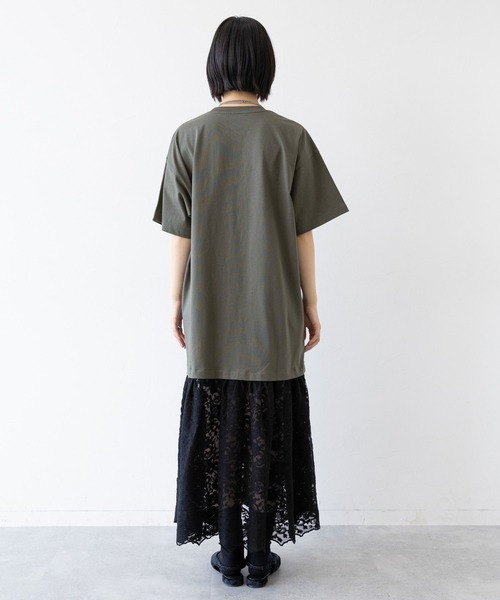 RAGEBLUE（レイジブルー）の「ヴィンテージレースドッキングロックプリントワンピース（ワンピース・レディース・ホワイト/ブラック・FREE）」の18枚目の写真