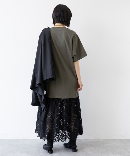 RAGEBLUE（レイジブルー）の「ヴィンテージレースドッキングロックプリントワンピース（ワンピース・レディース・ホワイト/ブラック・FREE）」の22枚目の写真