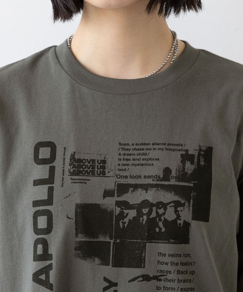 RAGEBLUE（レイジブルー）の「ヴィンテージレースドッキングロックプリントワンピース（ワンピース・レディース・ホワイト/ブラック・FREE）」の16枚目の写真