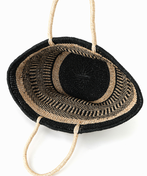 The Bagmati（ザバグマティ）の「【BAGMATI/バグマティ】ビッグラウンドカゴバッグ（かごバッグ・レディース・ブラック/オレンジ・FREE）」の15枚目の写真