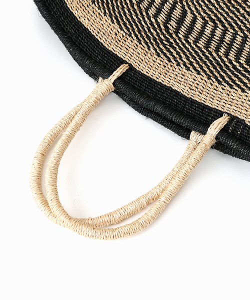 The Bagmati（ザバグマティ）の「【BAGMATI/バグマティ】ビッグラウンドカゴバッグ（かごバッグ・レディース・ブラック/オレンジ・FREE）」の16枚目の写真