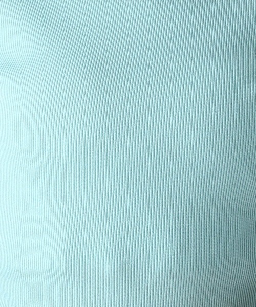 FOREVER 21（フォーエバー トゥエンティーワン）の「【2025SS】リブコンパクトクロップドＴシャツ（Tシャツ/カットソー・レディース・ブラック/ブルー/オフホワイト/イエロー・LARGE/MEDIUM/SMALL）」の6枚目の写真