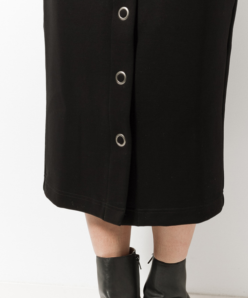 AMERICAN RAG CIE（アメリカンラグシー）の「AMERICAN RAG CIEシルエットダンボールスカート/210-AHS-L161-SK006（スカート・レディース・ブラック/カーキ・FREE）」の22枚目の写真