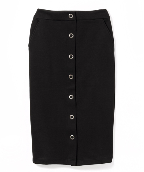 AMERICAN RAG CIE（アメリカンラグシー）の「AMERICAN RAG CIEシルエットダンボールスカート/210-AHS-L161-SK006（スカート・レディース・ブラック/カーキ・FREE）」の12枚目の写真