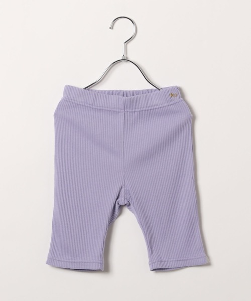 BAYFLOW（ベイフロー）の「[選べる丈シリーズ!]5分丈レギンス(KIDS)（レギンス/スパッツ・キッズ・ライトグレー/パープル/ブラック・140cm/130cm/120cm/110cm/150cm）」の3枚目の写真