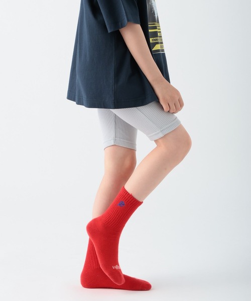 BAYFLOW（ベイフロー）の「[選べる丈シリーズ!]5分丈レギンス(KIDS)（レギンス/スパッツ・キッズ・ライトグレー/パープル/ブラック・140cm/130cm/120cm/110cm/150cm）」の22枚目の写真