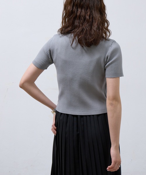 COLONY 2139(コロニートゥーワンスリーナイン)の「WEB限定/アンサンブルライクリブニットカーディガン(ニット/セーター・レディース・オフホワイト/グレー/ブラック・FREE)」の18枚目の写真