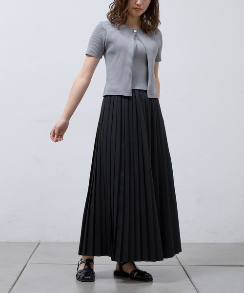 COLONY 2139(コロニートゥーワンスリーナイン)の「WEB限定/アンサンブルライクリブニットカーディガン(ニット/セーター・レディース・オフホワイト/グレー/ブラック・FREE)」の15枚目の写真