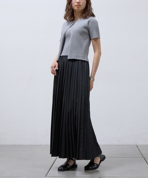 COLONY 2139(コロニートゥーワンスリーナイン)の「WEB限定/アンサンブルライクリブニットカーディガン(ニット/セーター・レディース・オフホワイト/グレー/ブラック・FREE)」の13枚目の写真