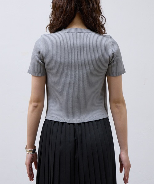 COLONY 2139(コロニートゥーワンスリーナイン)の「WEB限定/アンサンブルライクリブニットカーディガン(ニット/セーター・レディース・オフホワイト/グレー/ブラック・FREE)」の10枚目の写真