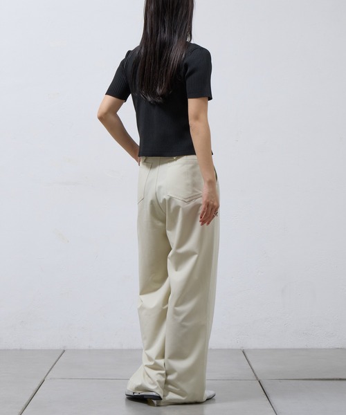 COLONY 2139(コロニートゥーワンスリーナイン)の「WEB限定/アンサンブルライクリブニットカーディガン(ニット/セーター・レディース・オフホワイト/グレー/ブラック・FREE)」の22枚目の写真