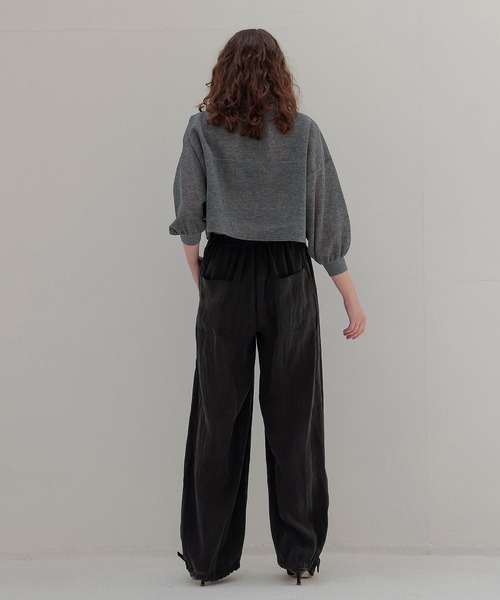 DRESSLAVE（ドレスレイブ）の「ALLONGE sheer cardigan(シアーカーディガン)（カーディガン/ボレロ・レディース・ホワイト/グレー/イエロー/ブルー/ネイビー/レッド・38）」の13枚目の写真