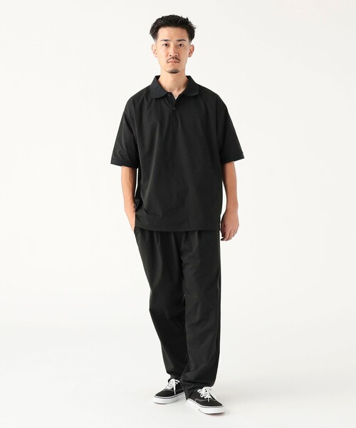 BEAMS GOLF メッシュシャツ L 黒 BEAMS GOLF（ビームス ゴルフ）A-FLEX メッシュ フラッグロゴ
