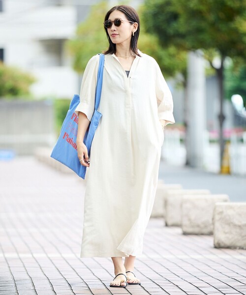 タグ付 【24SS】かぐれ リネンレーヨンスキッパーワンピース 洗える 楽天市場】『低身長向けも展開』リネンレーヨンスキッパー