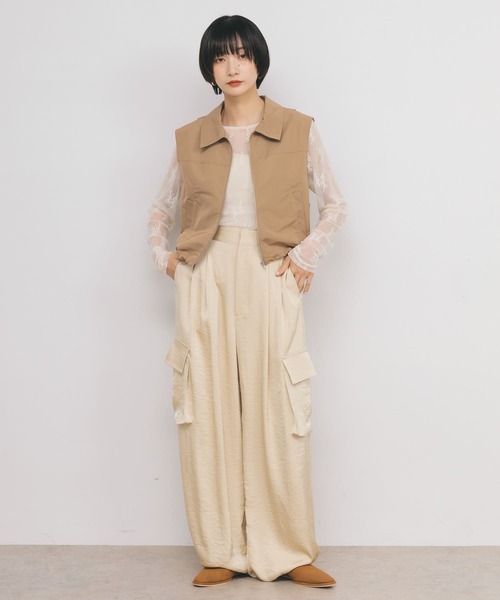 KBF（ケイビーエフ）の「スエードライクフラットシューズ（その他シューズ・レディース・ベージュ/キャメル・38/37）」の7枚目の写真