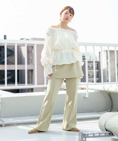 KBF（ケイビーエフ）の「スエードライクフラットシューズ（その他シューズ・レディース・ベージュ/キャメル・38/37）」の14枚目の写真